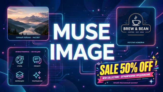 Muse Image: как создавать картинки нейросетью – руководство, промты и примеры