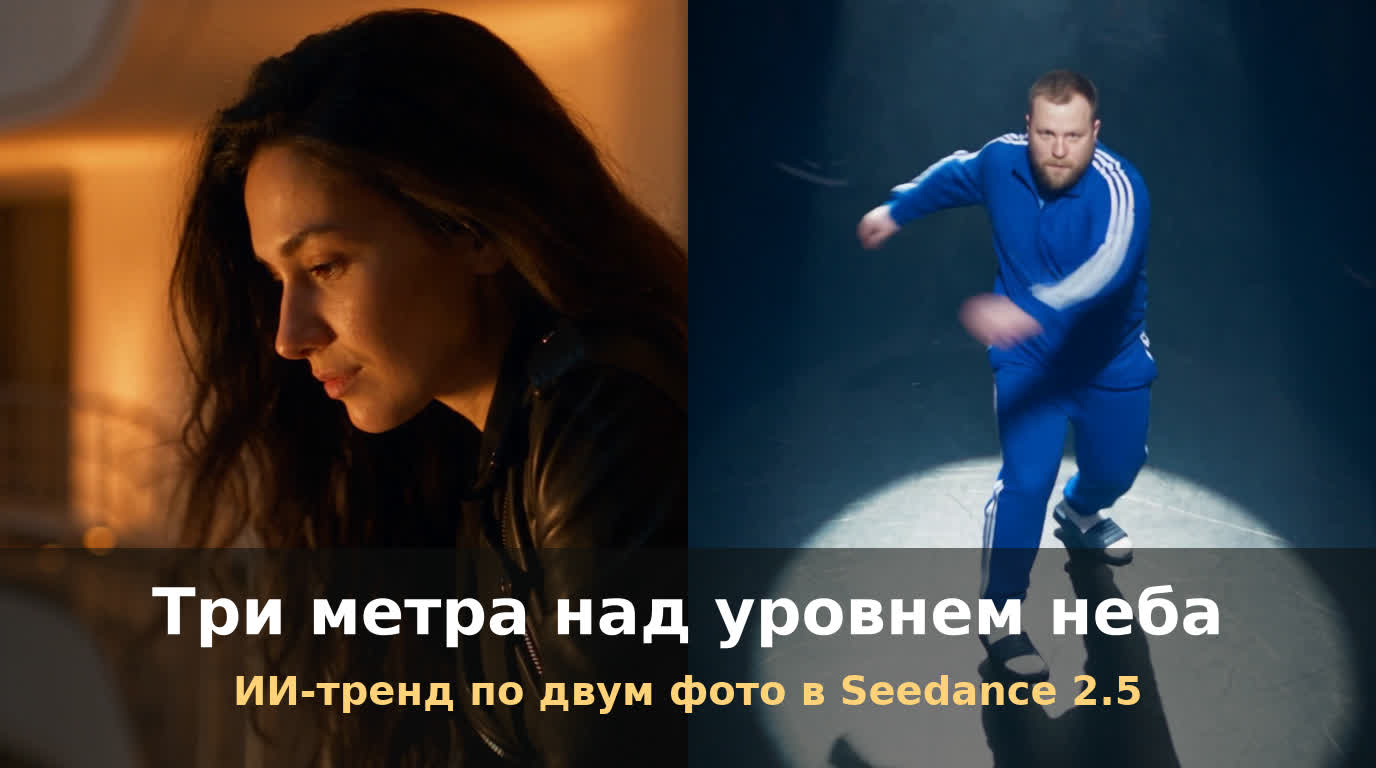 Тренд «Три метра над уровнем неба» через ИИ в Seedance 2.5